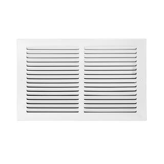 Venti Air 16 in. x 8 in. Return Air Steel Grille in White HRG1608