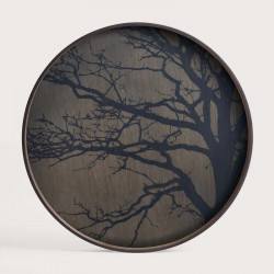 Plateau Black Tree Driftwood Tray Ethnicraft - Plateau - Decoration - GRIIN