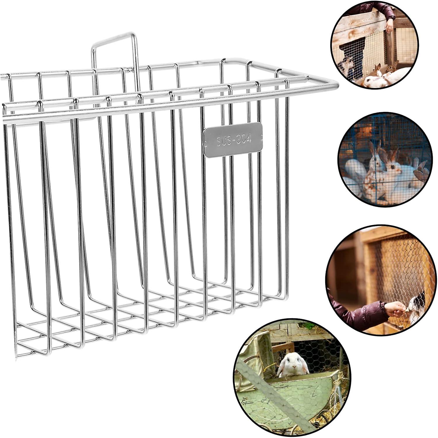 hay feeder guinea pig hay manger hay rack for chinchilla rabbit feeding dish Large Capacity Hay Rack