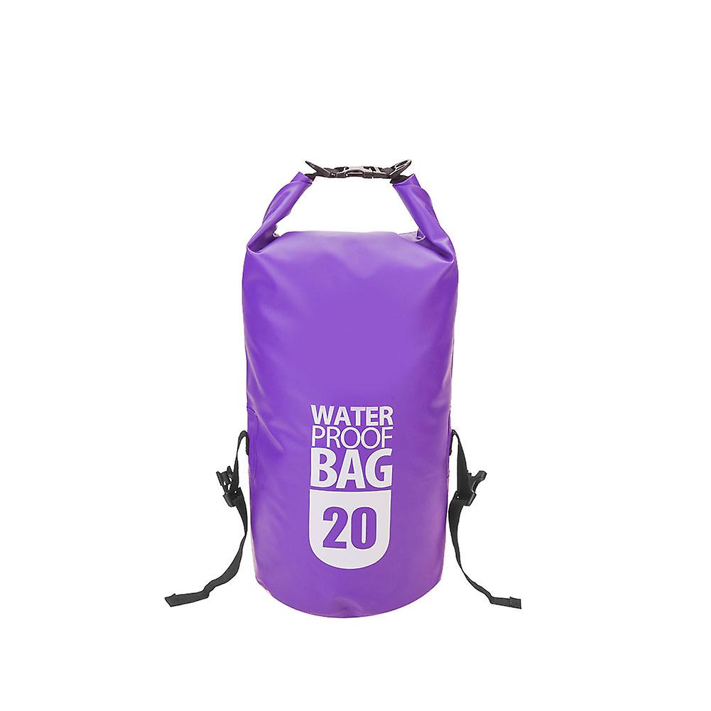 Naturehike Waterproof 20l Dry Backpack Bag Sack For Outdoor Kayaking Rafting Camping(purple)