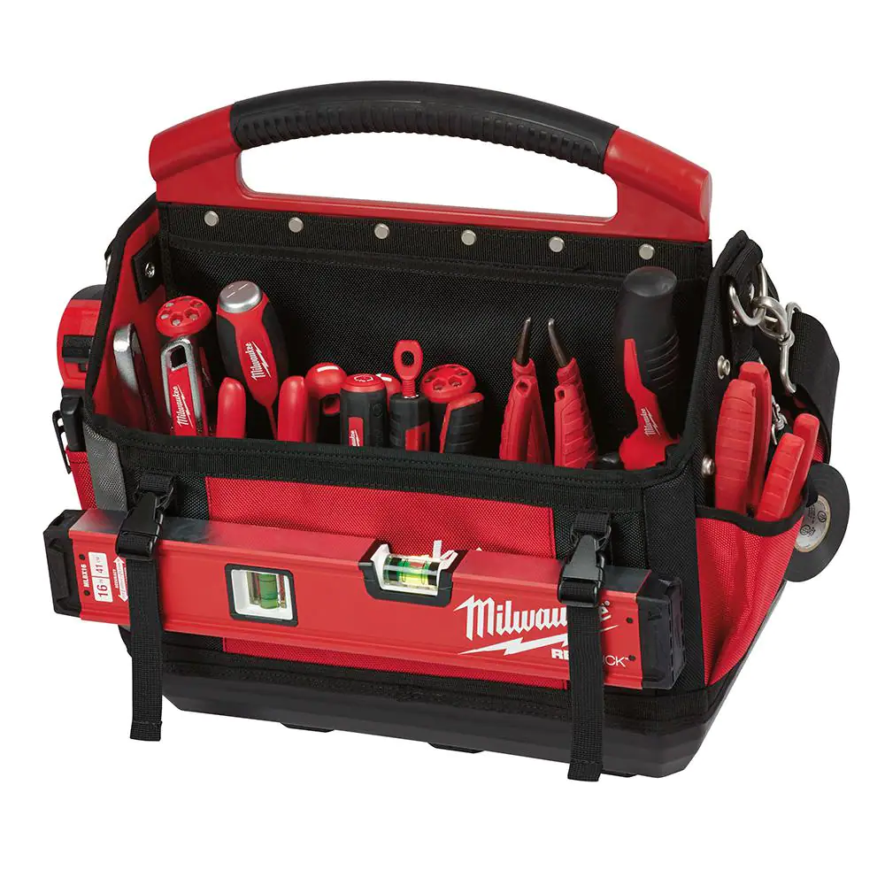 Milwaukee 15 In. Packout Tote With Tool Bag