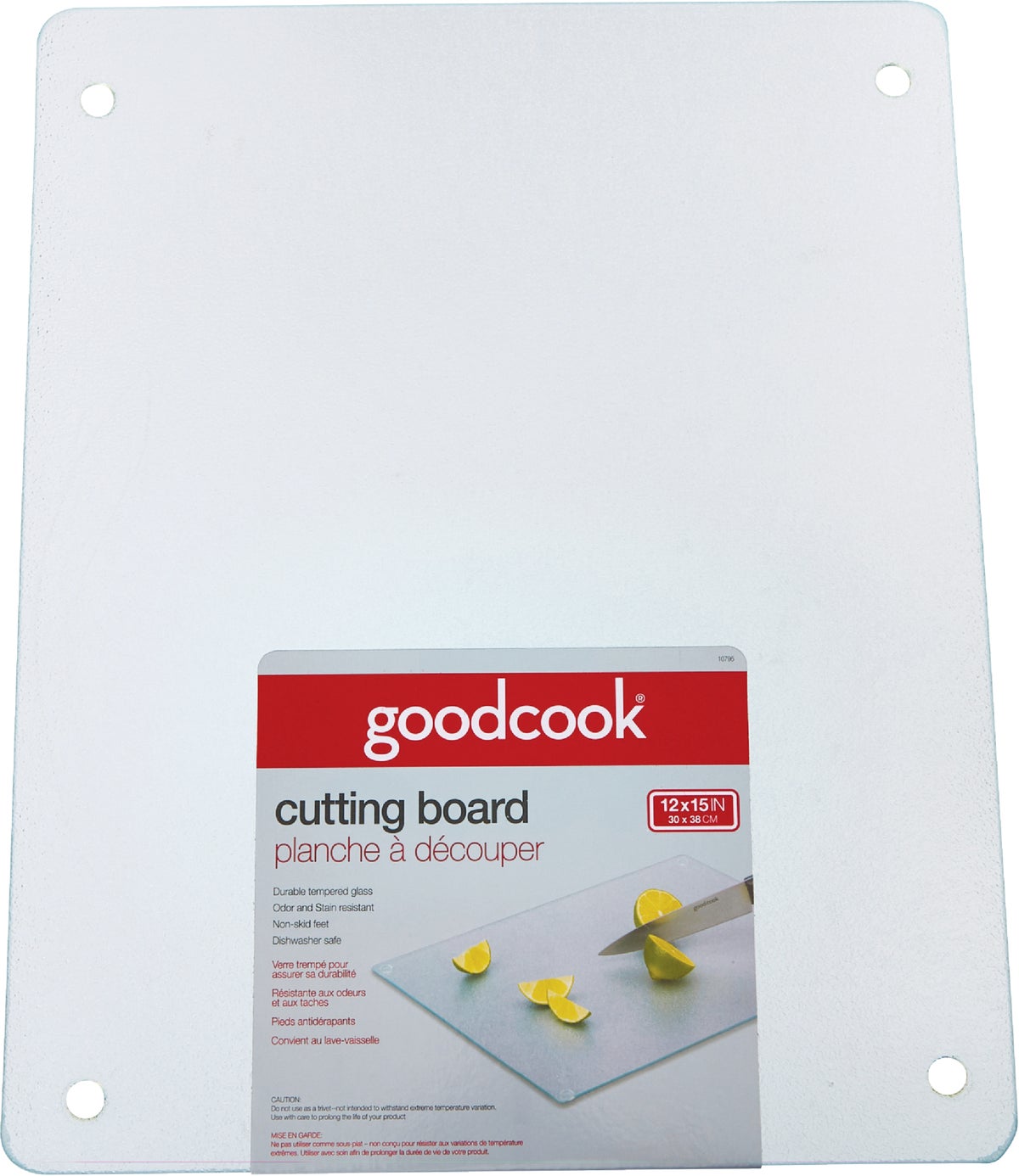 Goodcook Tempered Glass Cutting Board Silver