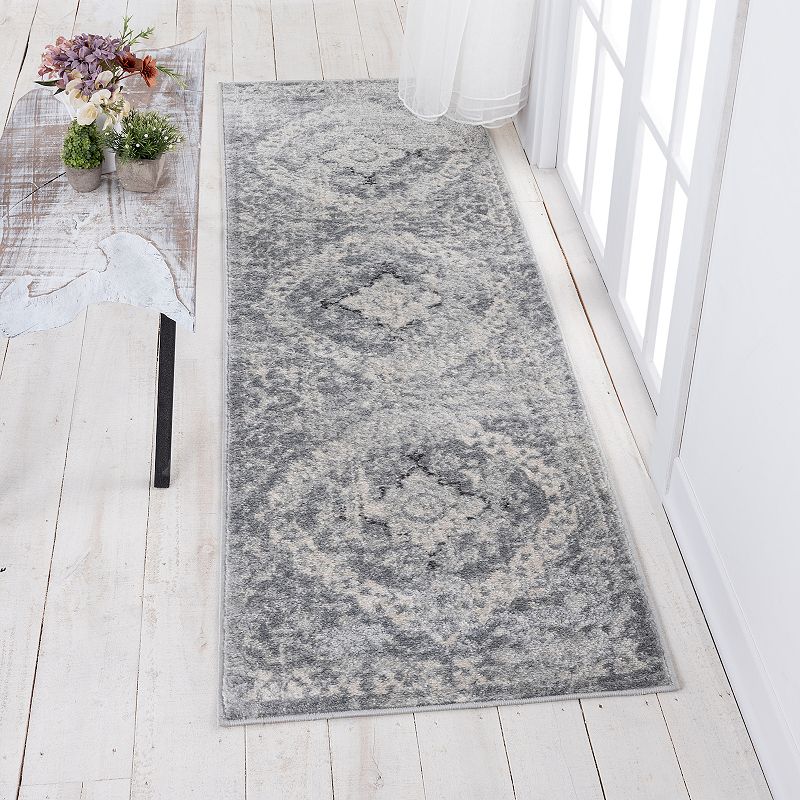 KHL Rugs Britney Traditional Medallion Area Rug