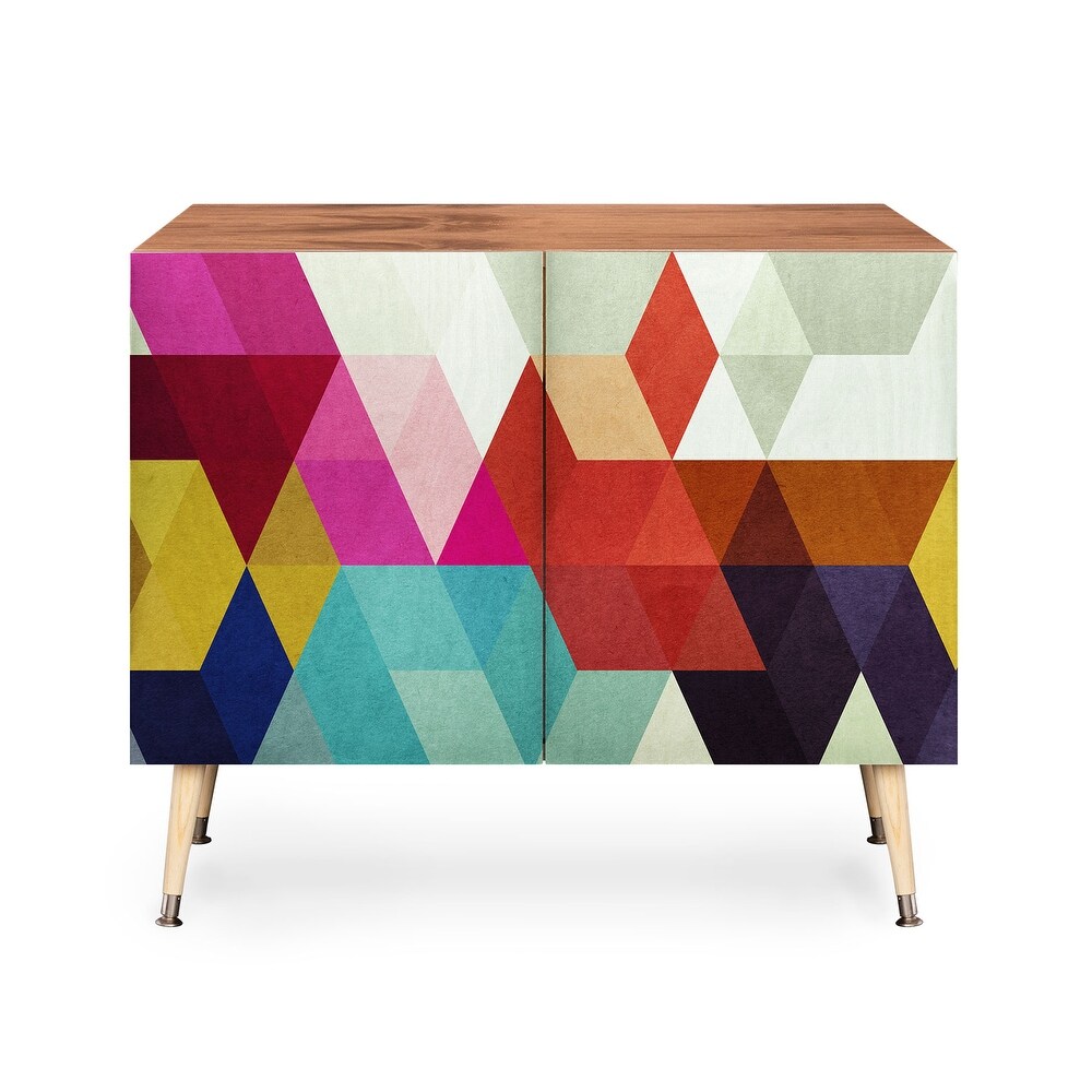 Modele 7' Geometric Made to Order Credenza Cabinet