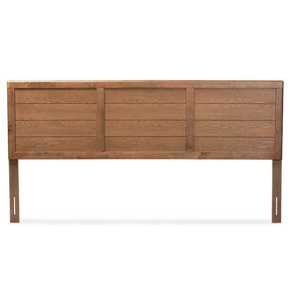 Carson Carrington Ulvsta Walnut Mid-century Wood Headboard - - 28029604