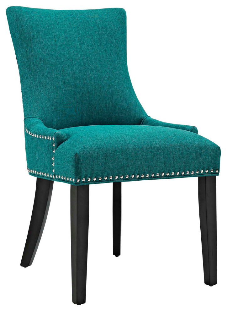 Marquis Dining Chair Fabric Set of 4 EEI 3497 AZU   Contemporary   Dining Chairs   by Kolibri Decor  Houzz