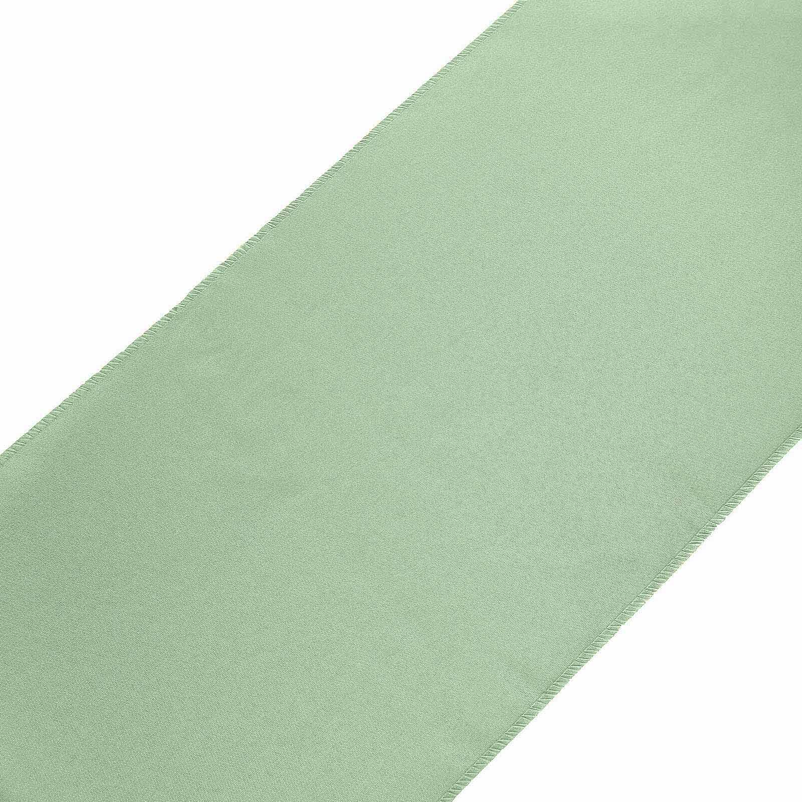 Sage Green Polyester Table Runner 12