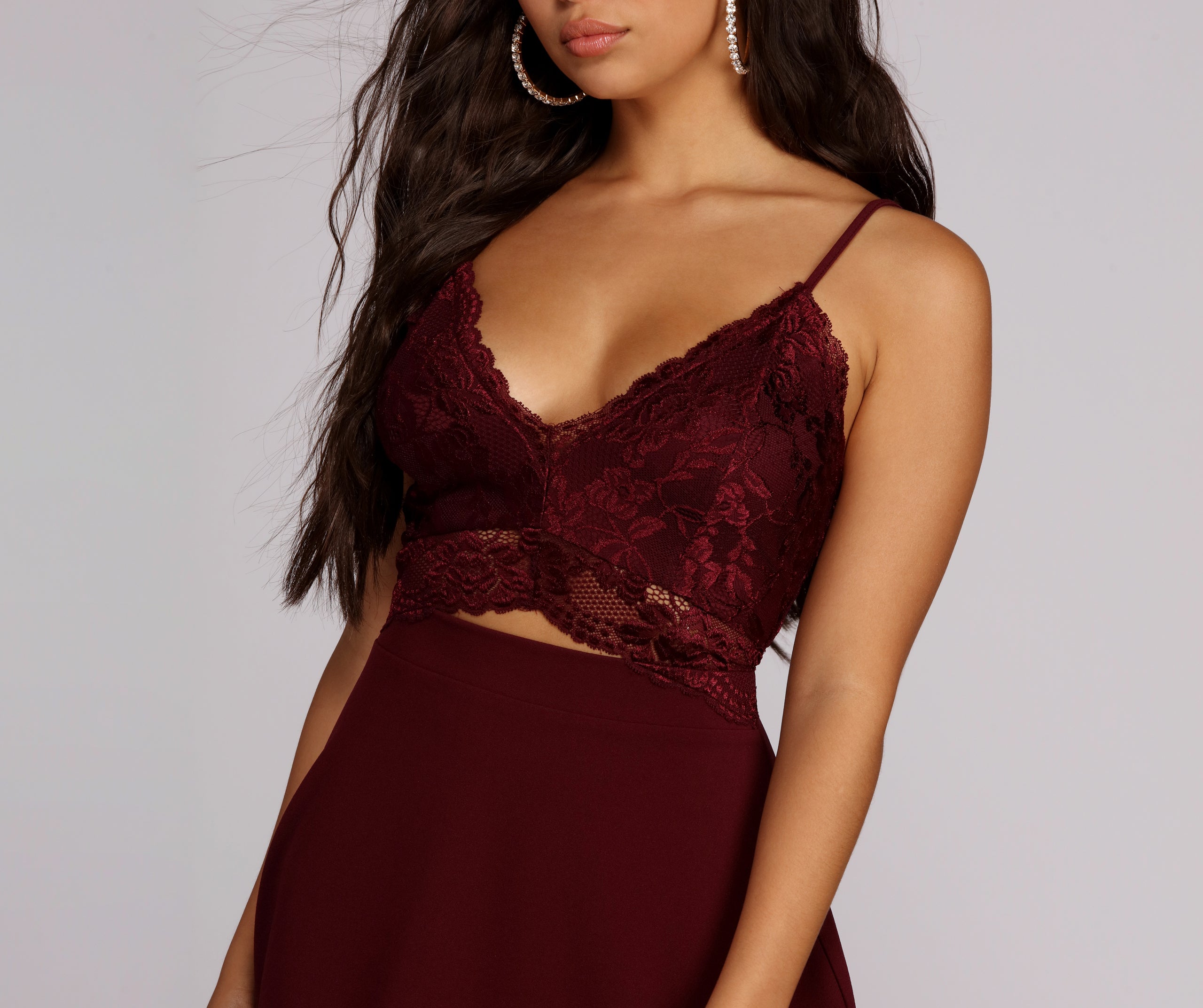 Lavish In Lace Skater Dress