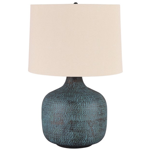 Malthace Patina Metal Table Lamp Signature Design By Ashley