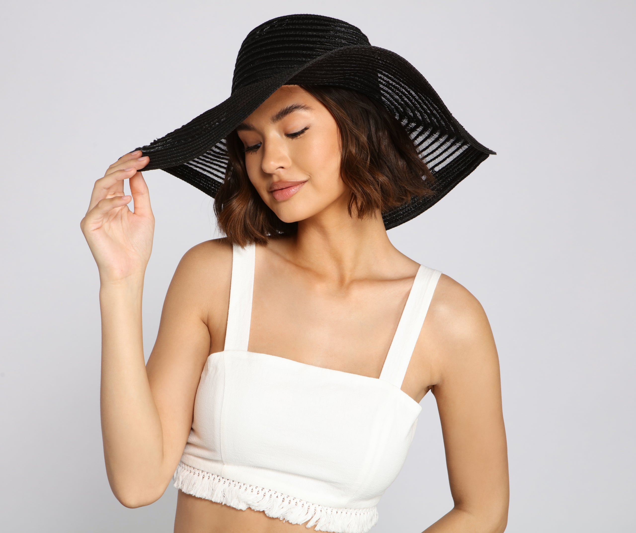 Beach Please Floppy Hat