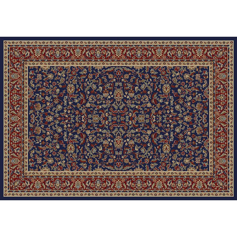 Merinos Kashan Floral Framed Rug