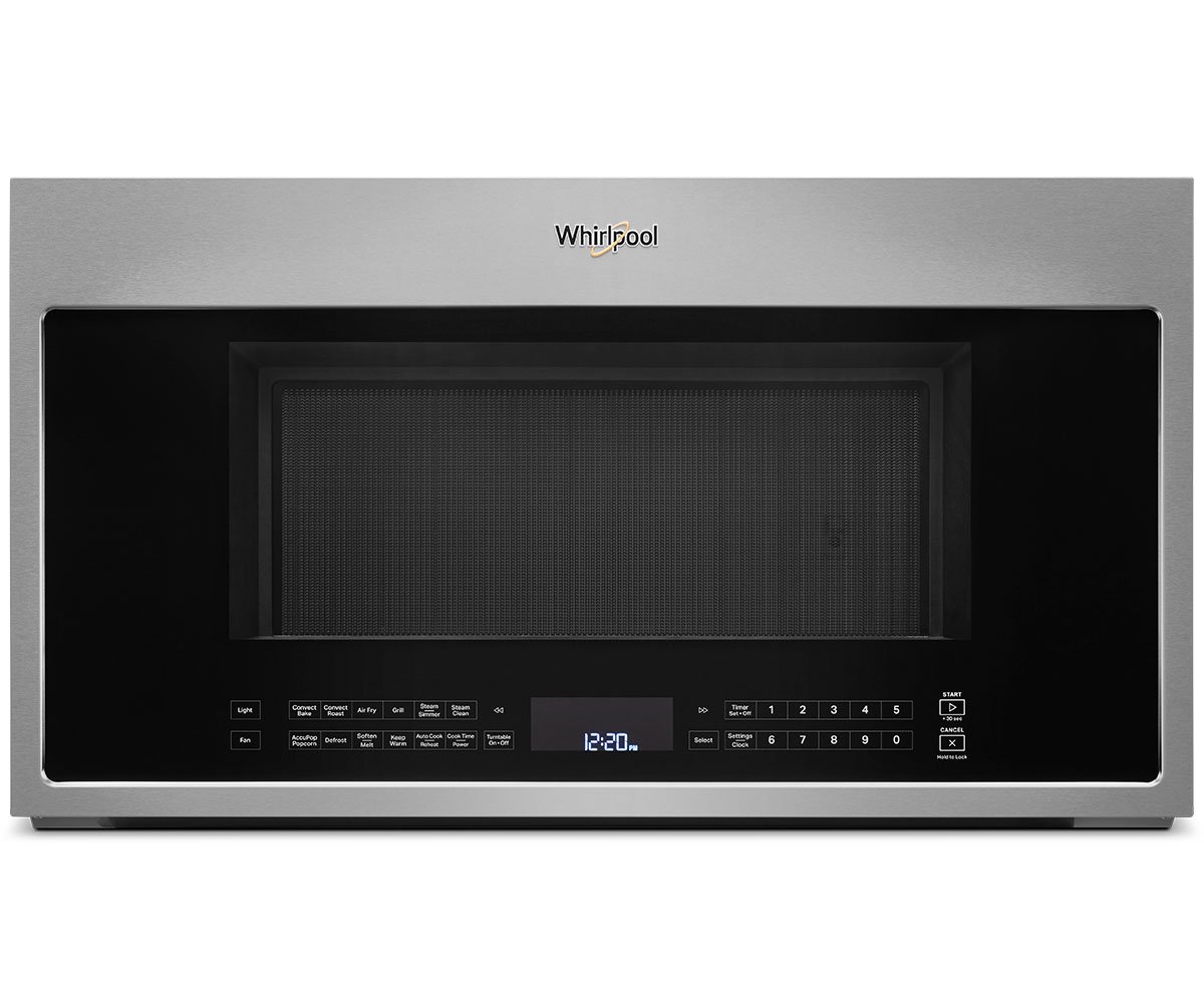 Whirlpool 1.9 Cu. Ft. Fingerprint Resistant Stainless Steel Over-the-Range Microwave With Air Fry Mode