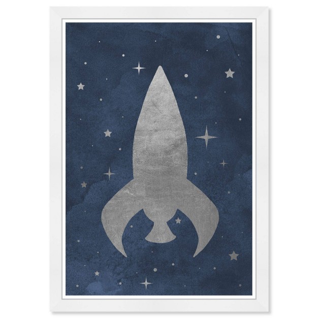 X 21 quot Little Rocket Ship Astronomy And Space Framed Art Print Wynwood Studio