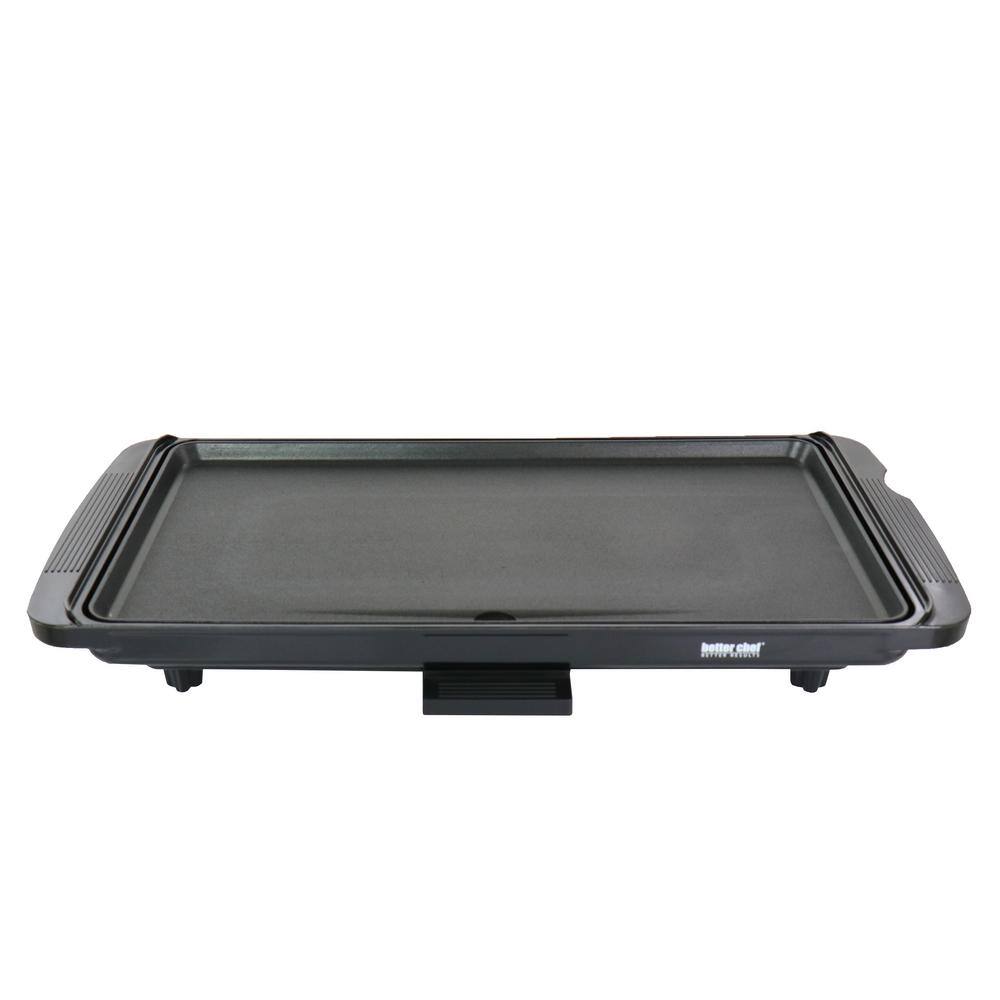 Better Chef Family Size 180 sq. in. Black Electric Counter Top GrillGriddle 985115085M