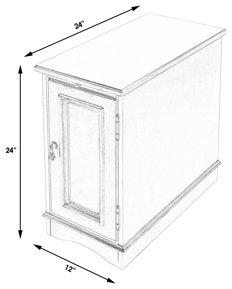 Butler Harling Chairside Chest   Transitional   Side Tables And End Tables   by BisonOffice  Houzz