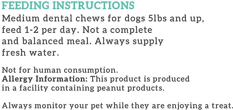 Health Extension Peanut Butter Flavored Dental Dog Treats