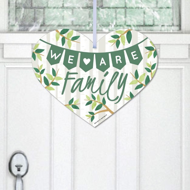 Big Dot Of Happiness Family Tree Reunion Hanging Porch Family Gathering Party Outdoor Decorations Front Door Decor 1 Piece Sign