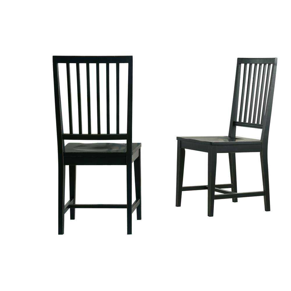 Alaterre Furniture Vienna Black Wood Side Chairs (Set of 2) ANVI01WDC