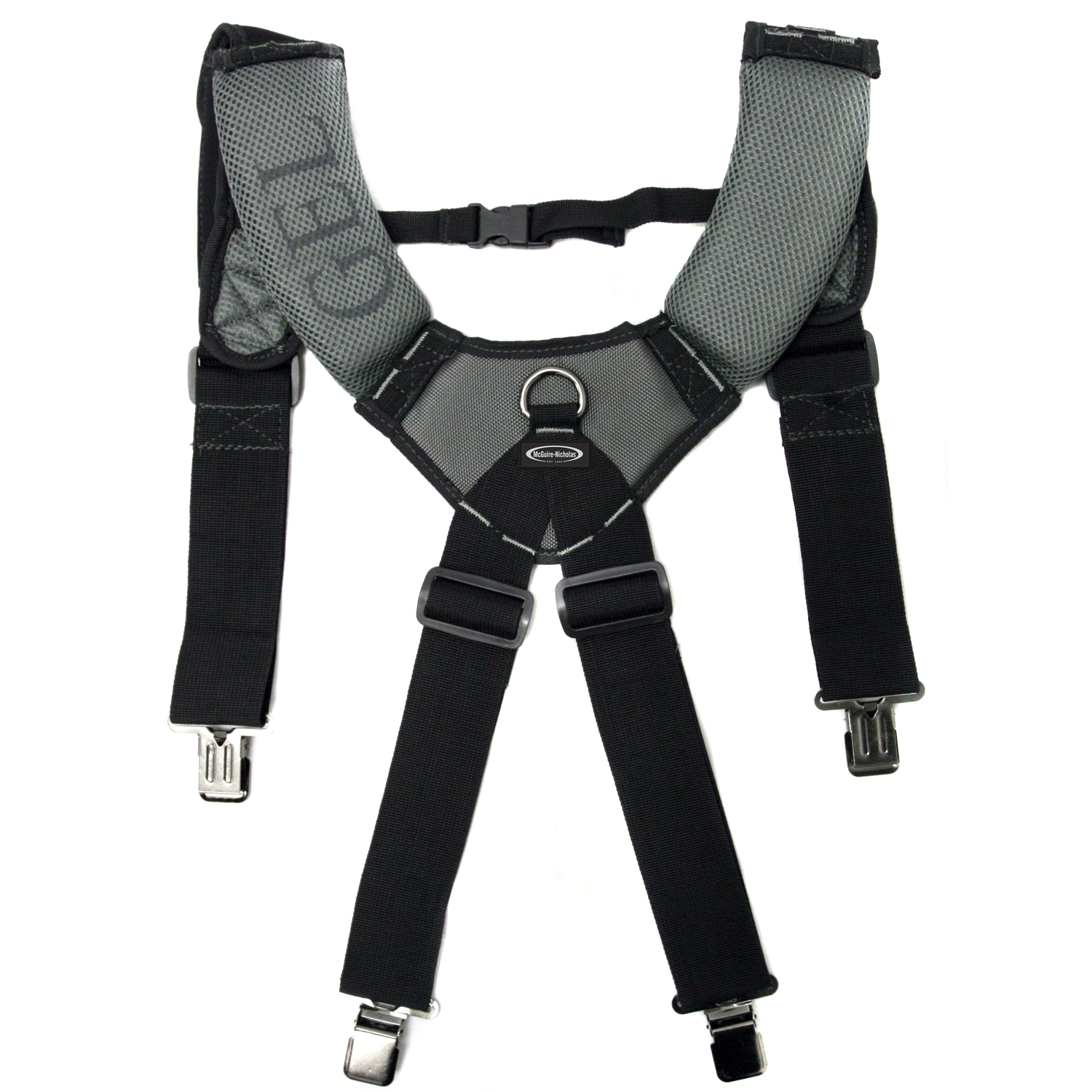 McGuire-Nicholas 19 in. L X 2 in. W Foam Suspenders Black 1 pair