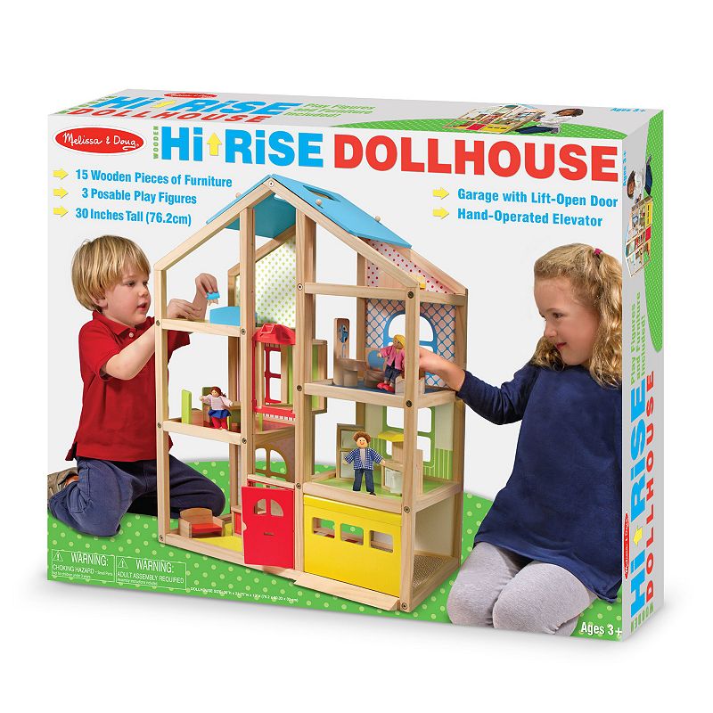 Melissa and Doug Hi-Rise Dollhouse