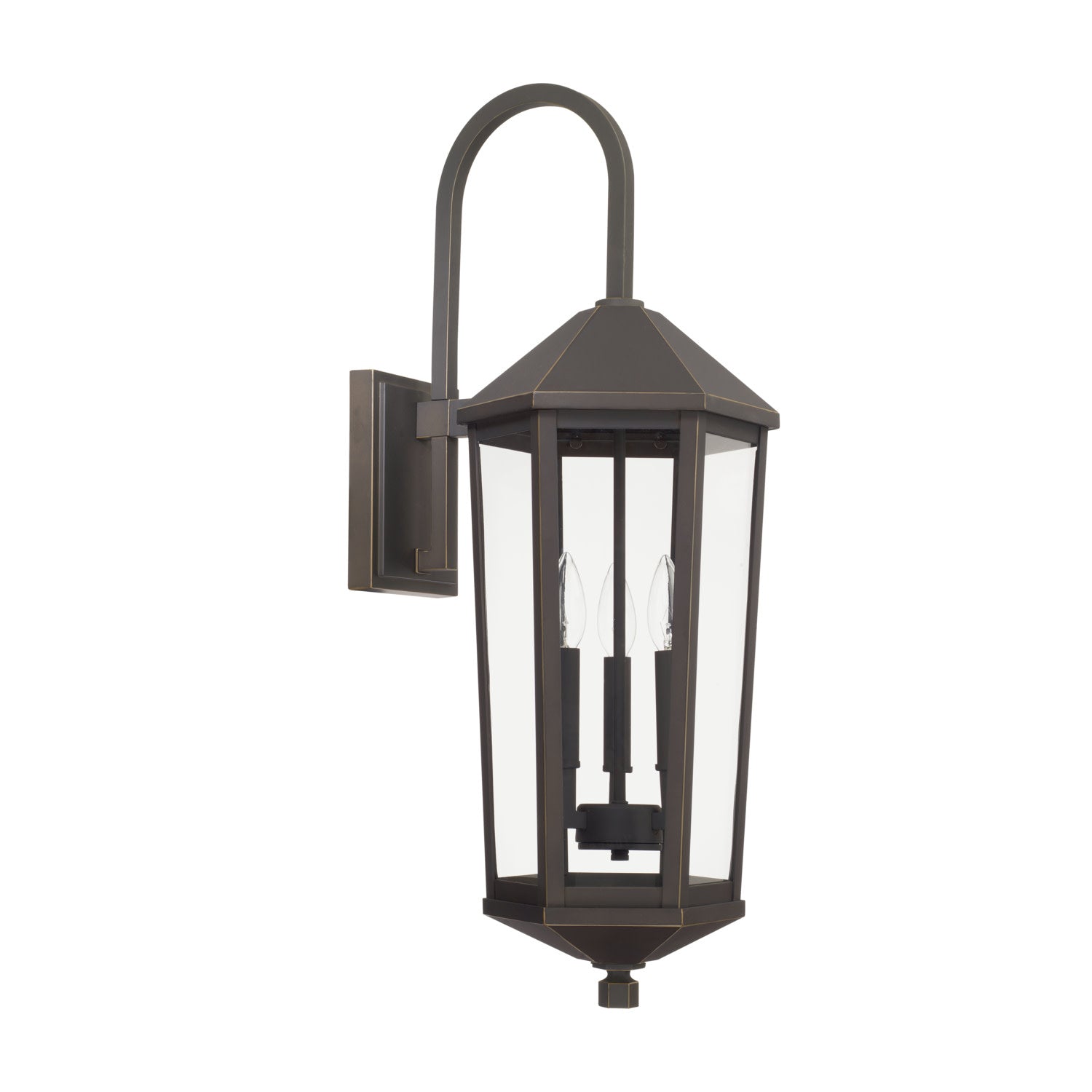 Capital Lighting Ellsworth 3-light Oiled Bronze Outdoor Wall Lantern