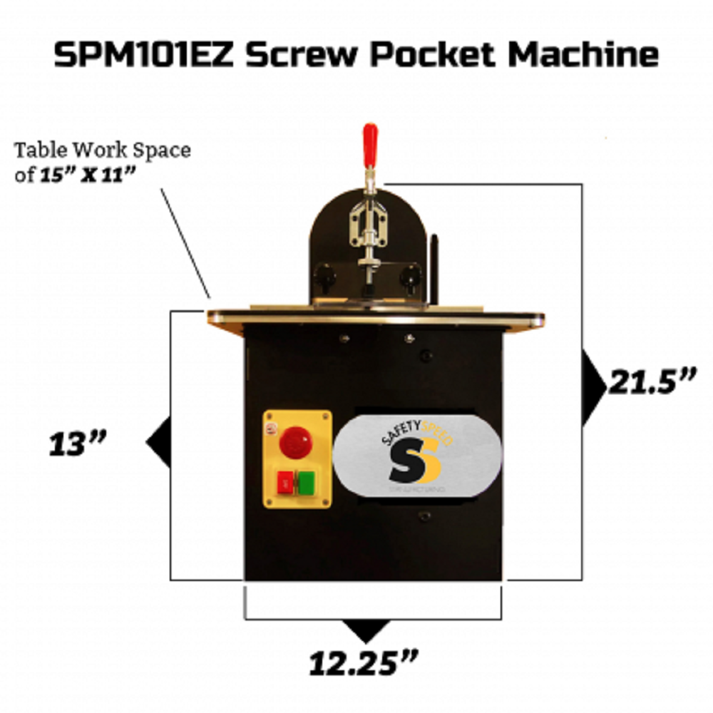 Tabletop Screw Pocket Machine ;