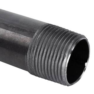 STZ 34 in. x 4 ft. Black Steel Sch. 40 Cut Pipe PDB P34X48