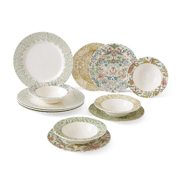 Spode Morris amp Co Bistro Pasta Bowl Set Of 4 Assorted Designs