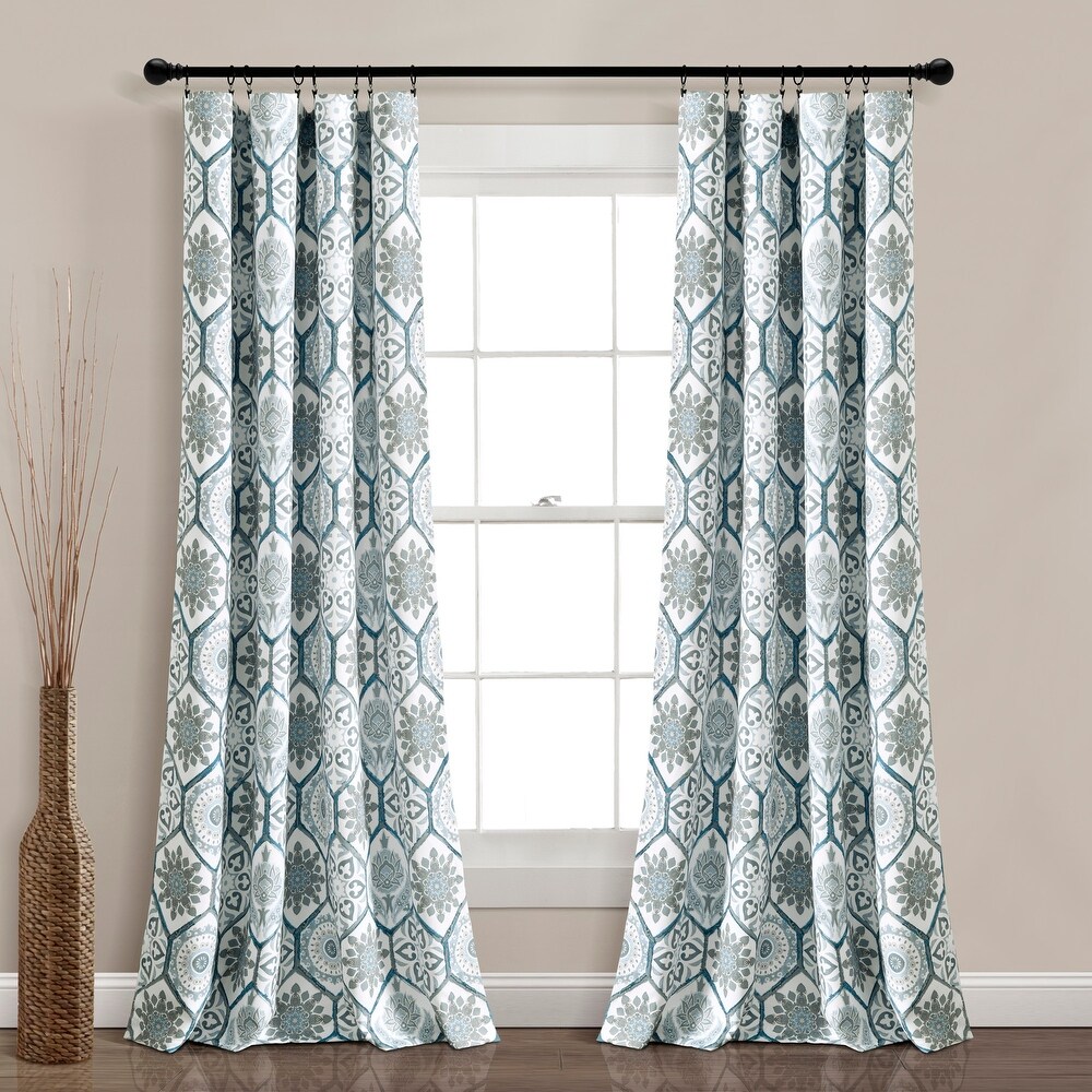 Lush Decor Marvel Room Darkening Window Curtain Panel Pair