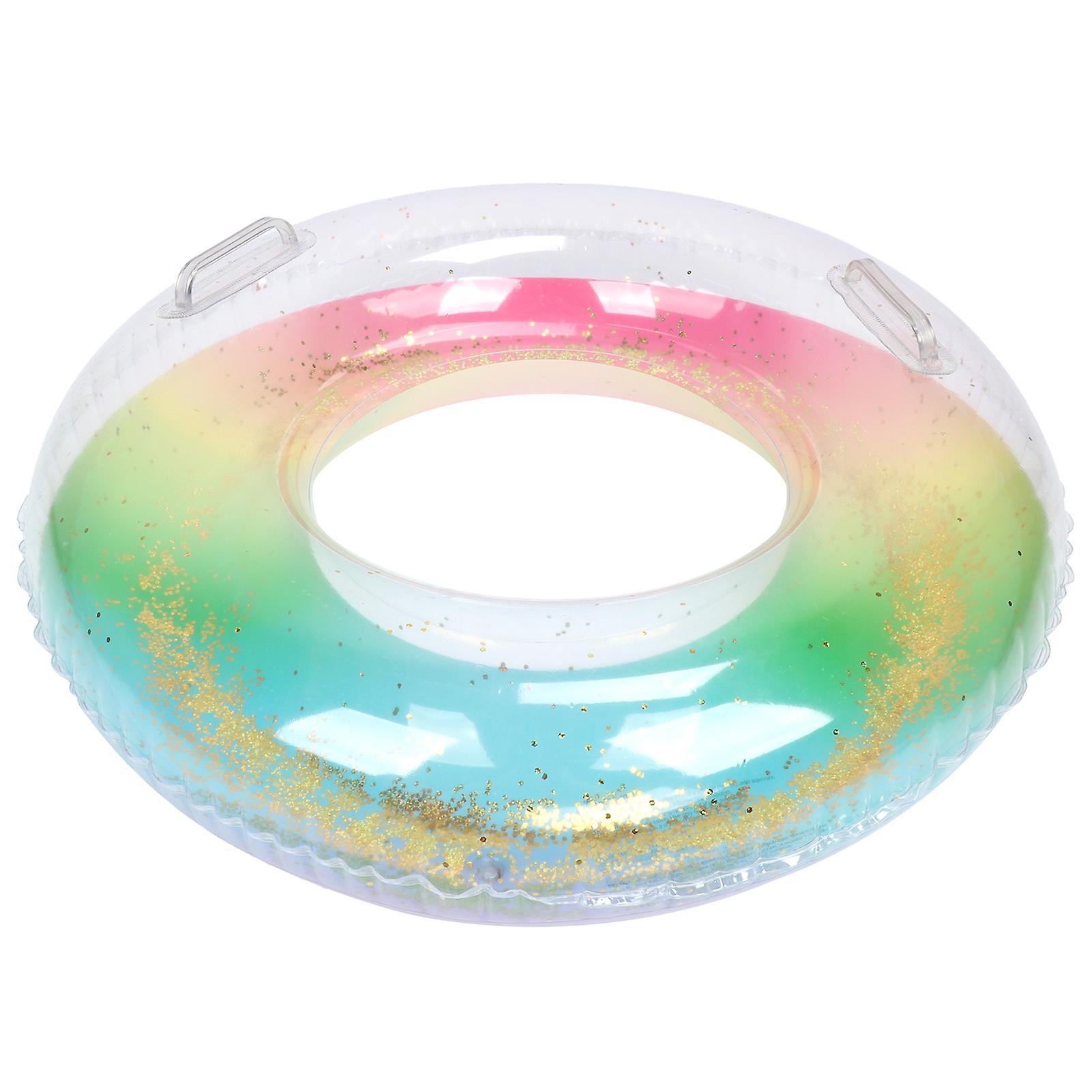 Swimming Ring Inflatable Colorful Children Swimming Circle Kids Swimming Toy  For Beach Vacation