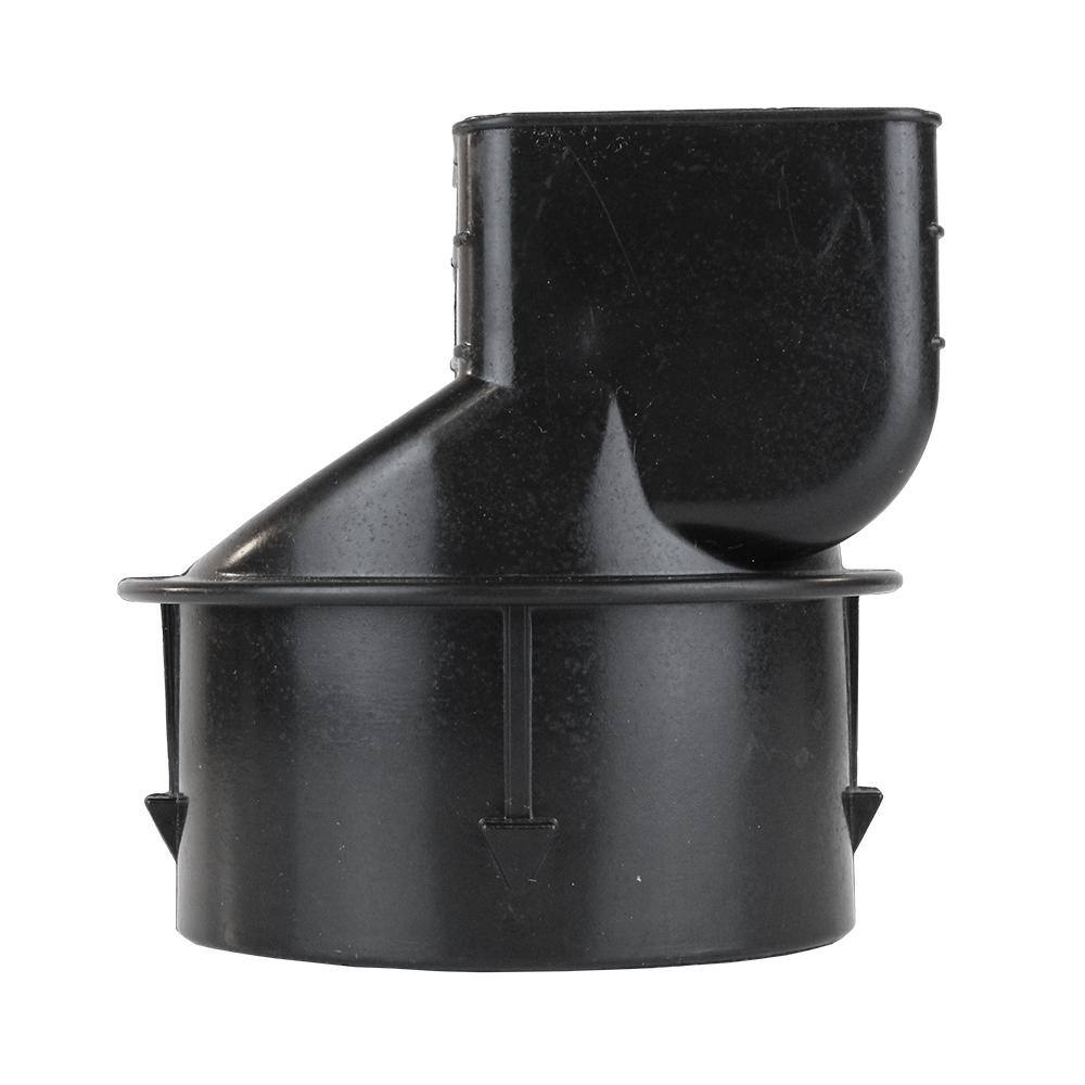 Advanced Drainage Systems 4 in. Singlewall x 3 in. x 2 in. Downspout Adapter 0464AA