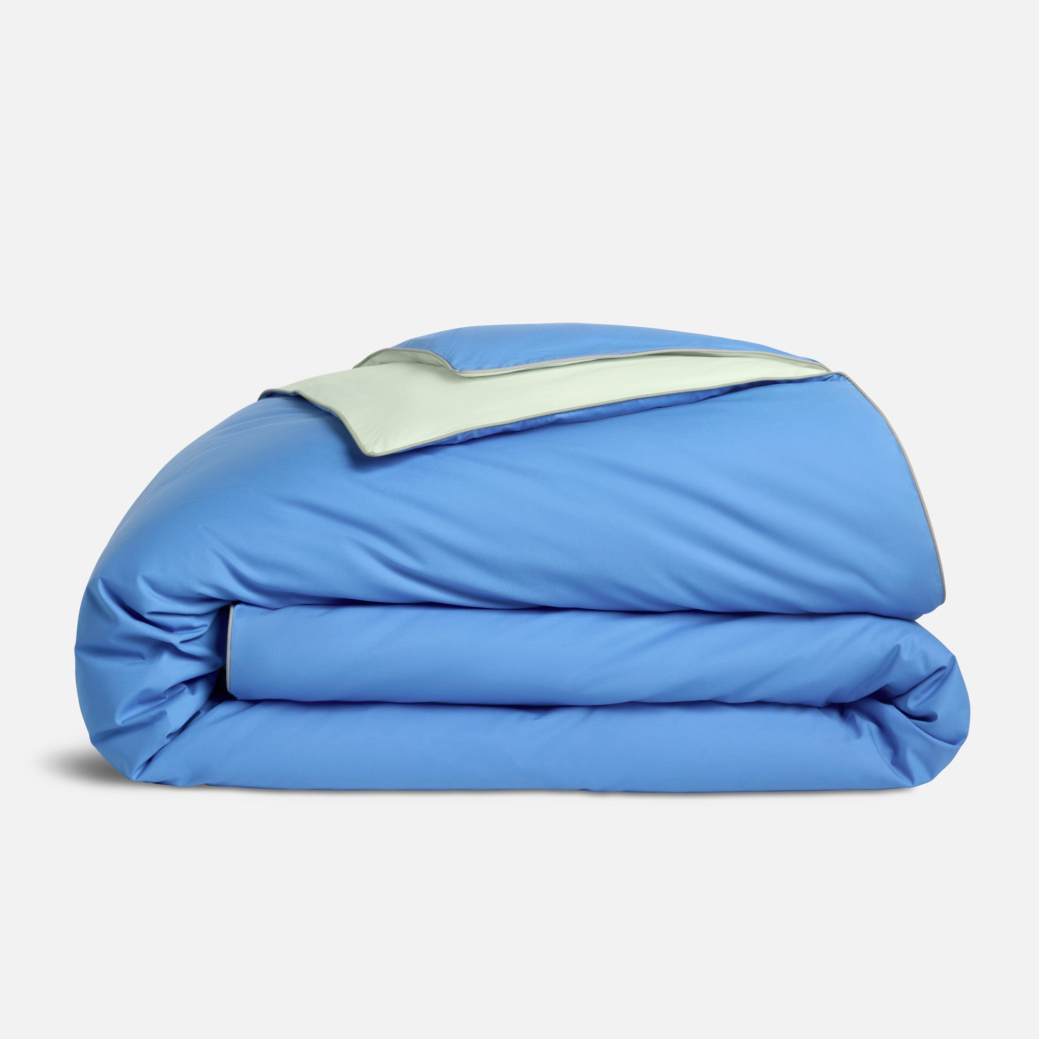 Piped Classic Percale Duvet Cover - Last Call