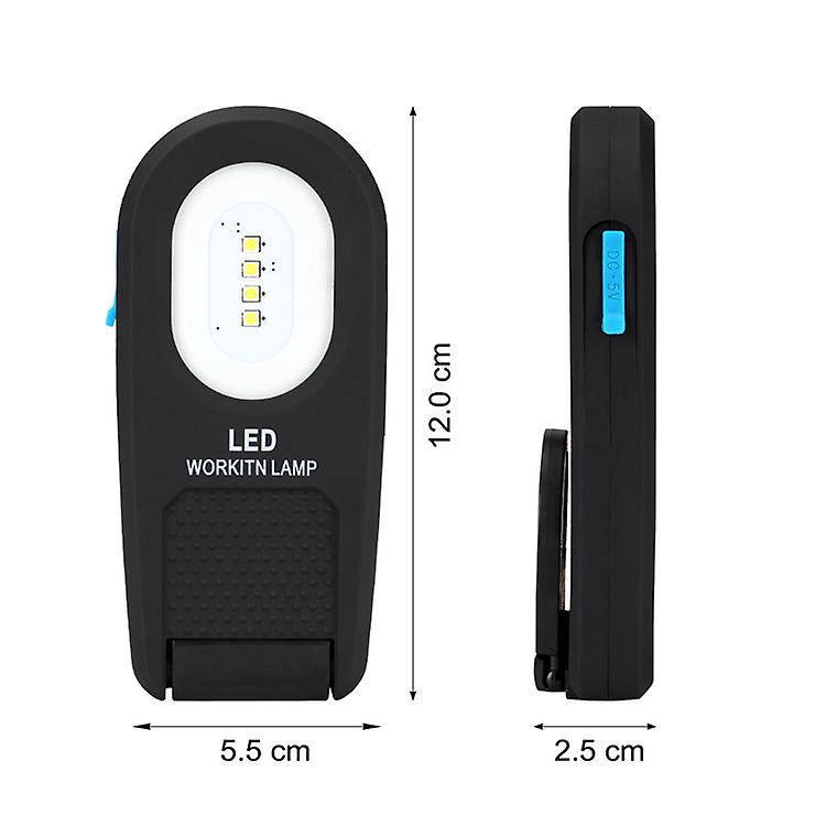 120° rotating USB charging emergency maintenance work light