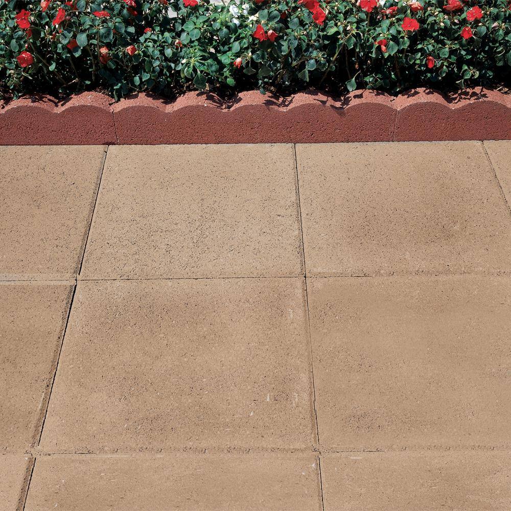 Pavestone 12 in. x 12 in. x 1.57 in. San Diego Tan Square Concrete Step Stone (168-Pieces168 sq. ft.Pallet) 71275