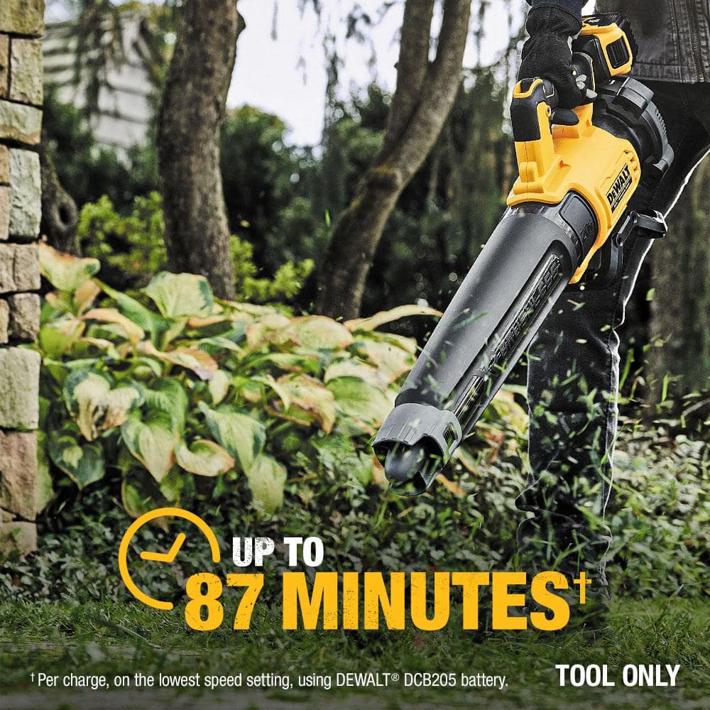 Dewalt 20V MAX 125 MPH 450 CFM Cordless Brushless Battery Powered Handheld Leaf Blower (Tool Only)