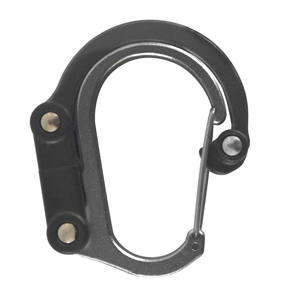 Foldable D Shaped Outdoor Climbing Cycling Carabiner Hook Clip Buckle