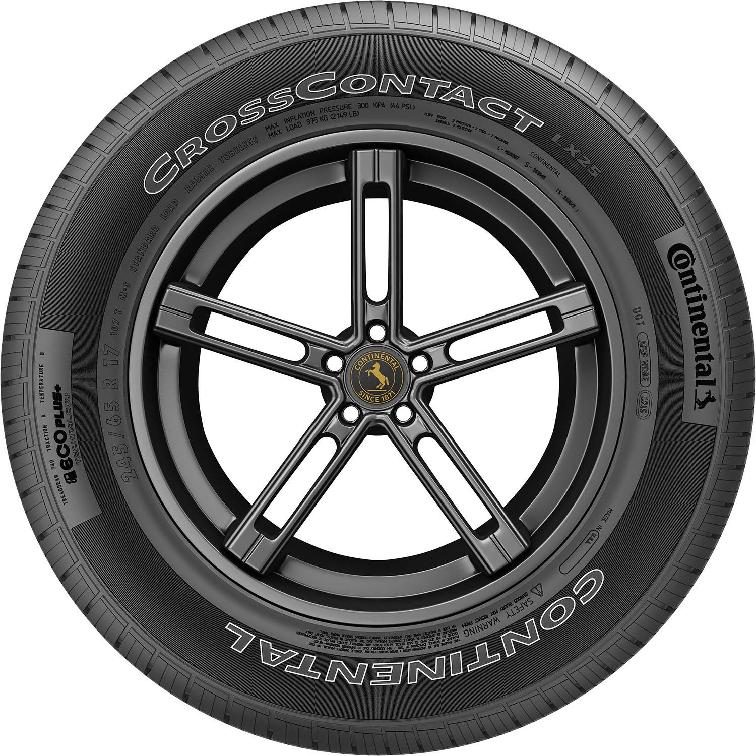 Continental CrossContact LX25 235/65R18 106H All Season Touring Tire