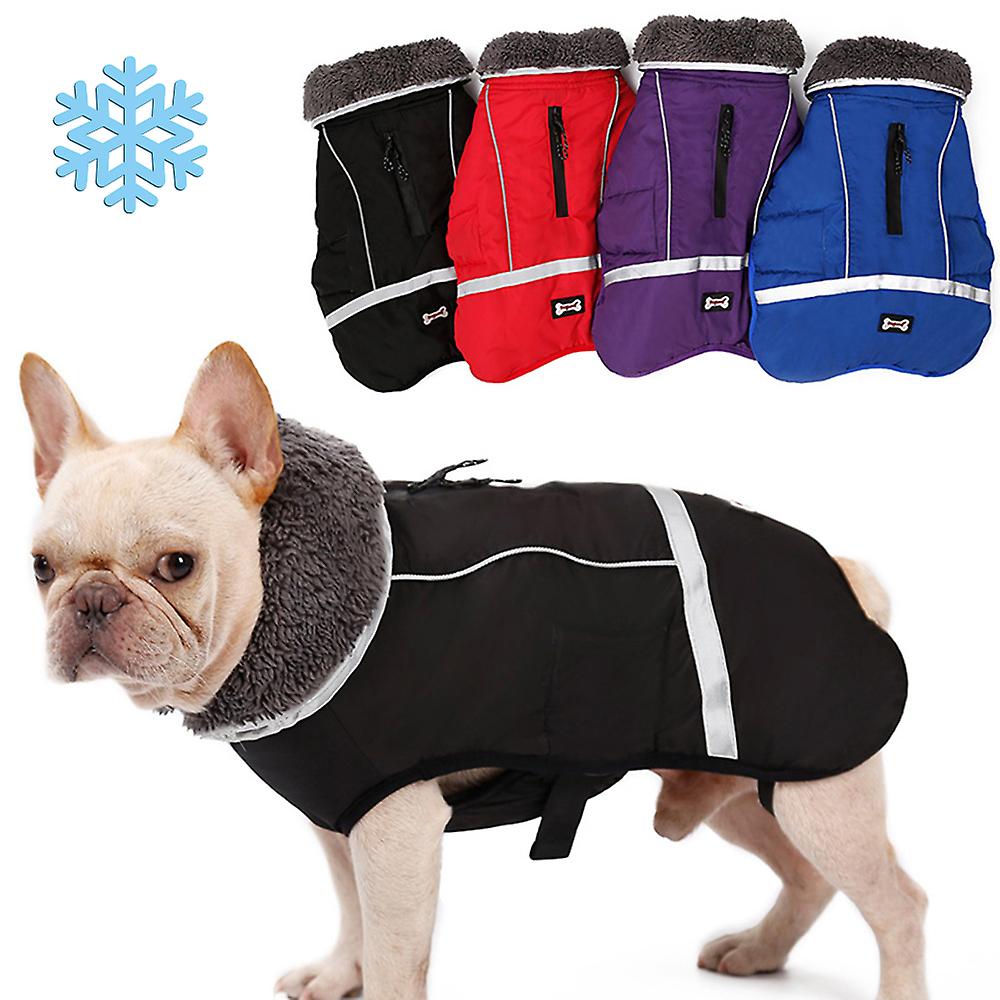 Dog Vest Cold Weather Dog Coats For Winter Warm Fleece Dog Clothes For Small Medium Large Dogs Red Xxl