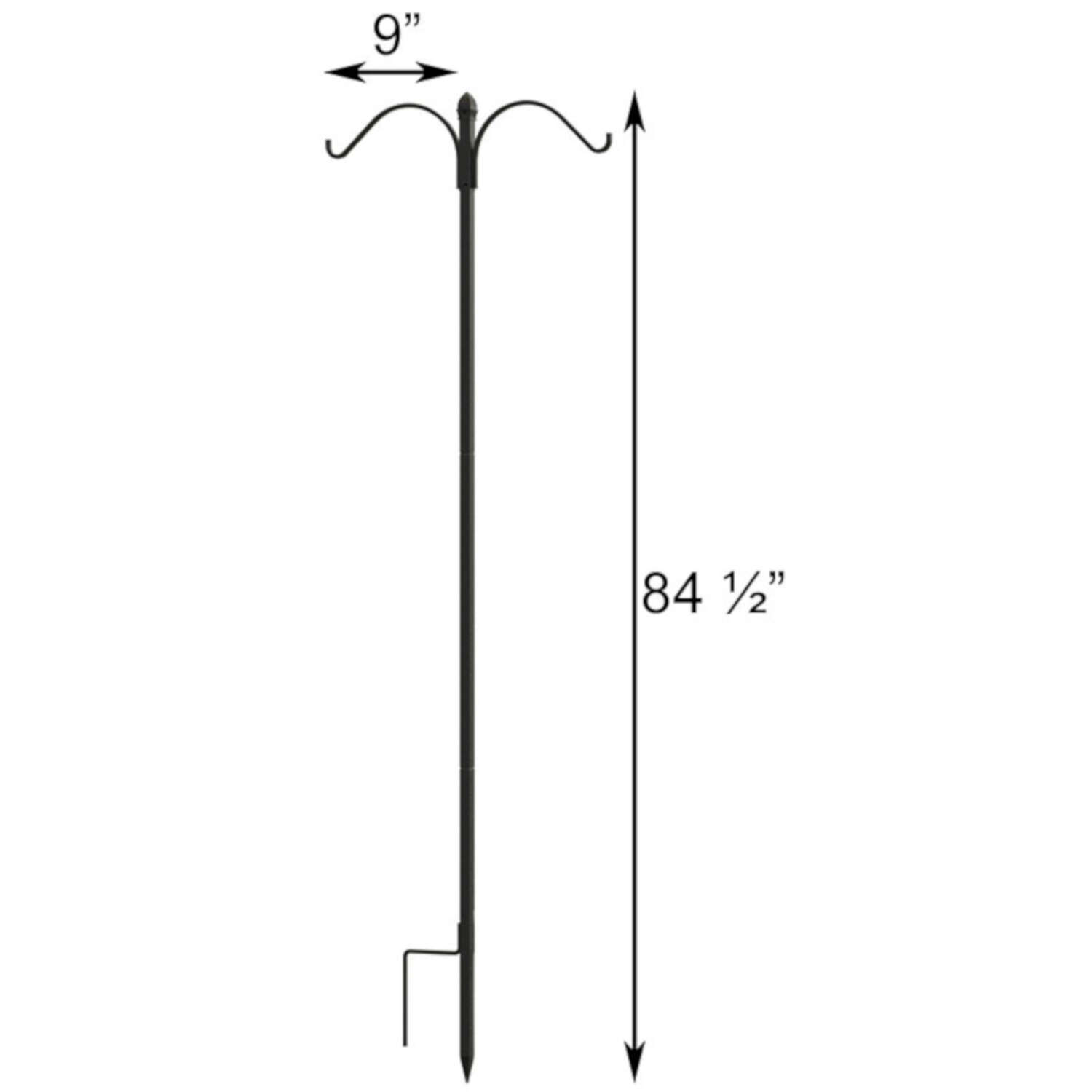 Panacea Steel 84.5 in. H Double Shepherds Hook 1 pk