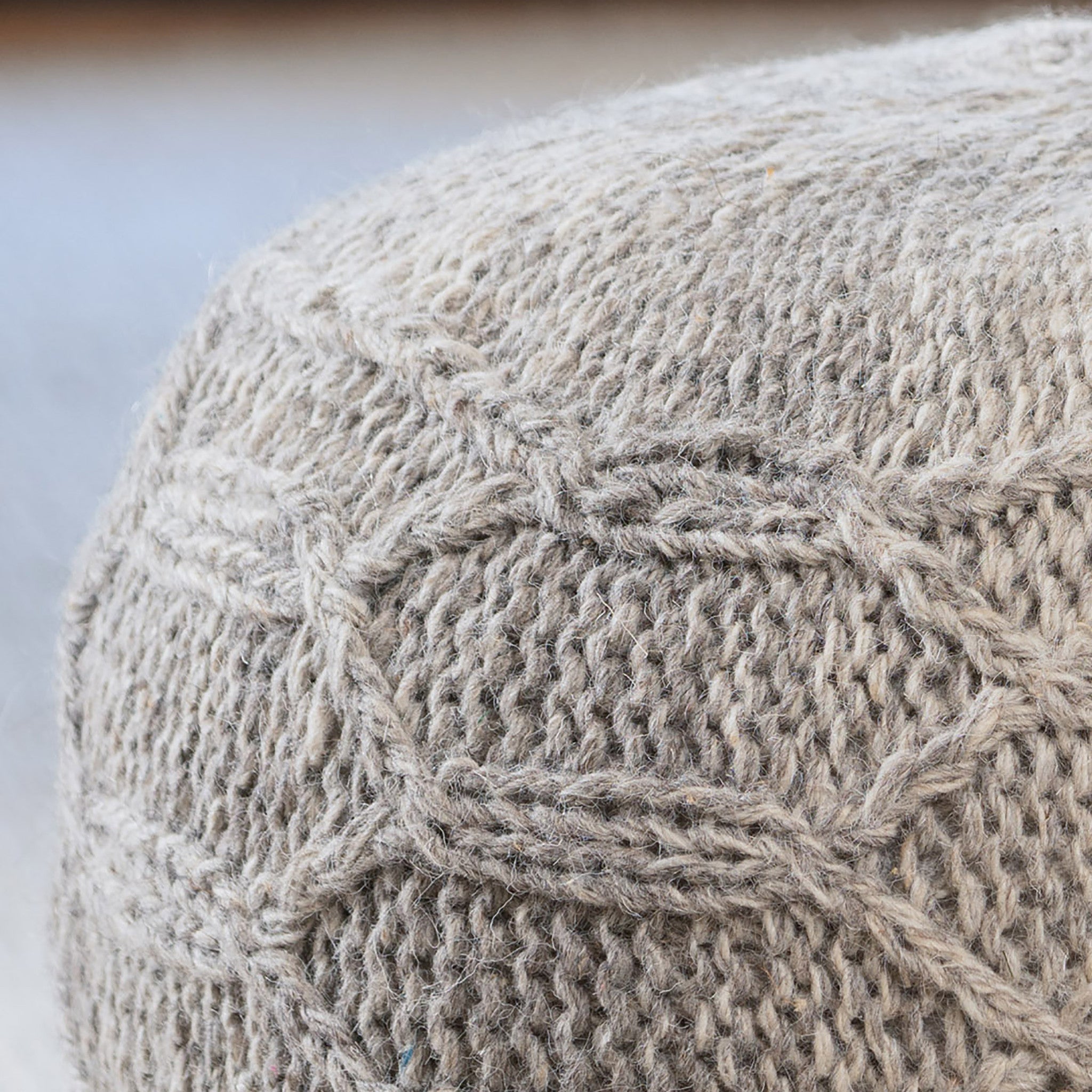 Magnolia Handcrafted Boho Fabric Pouf