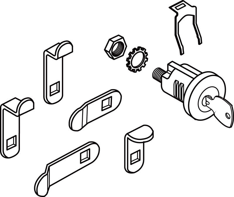 MAILBOX LOCK 5CAM NA-14