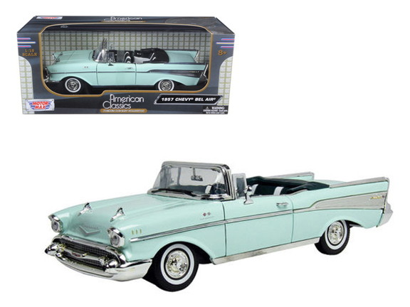 Motormax 1957 Chevrolet Bel Air Convertible Light ...