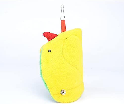 Bird Nest House  parrot Hanging Hammock Corner Nest For Cage Winter Warm Velvet Shed Hut Cage House Plush Fluffy Birds Hideaway Sleeping Bed For Parro