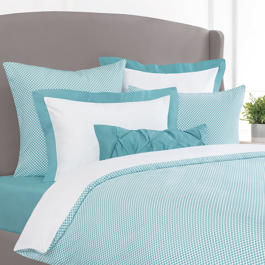 Edie Turquoise Sham Pair