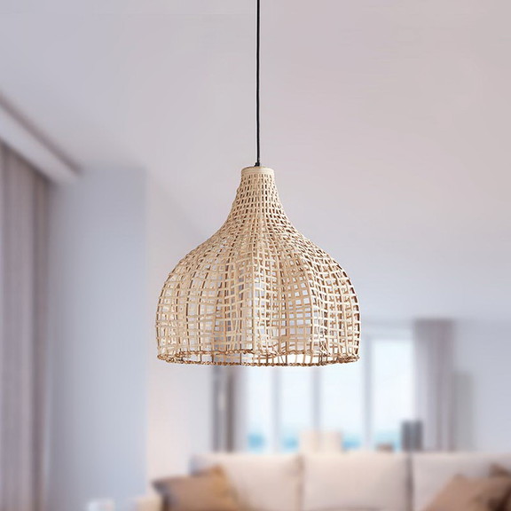 47th   Main CMR048 Natural Cane Hanging Lamp