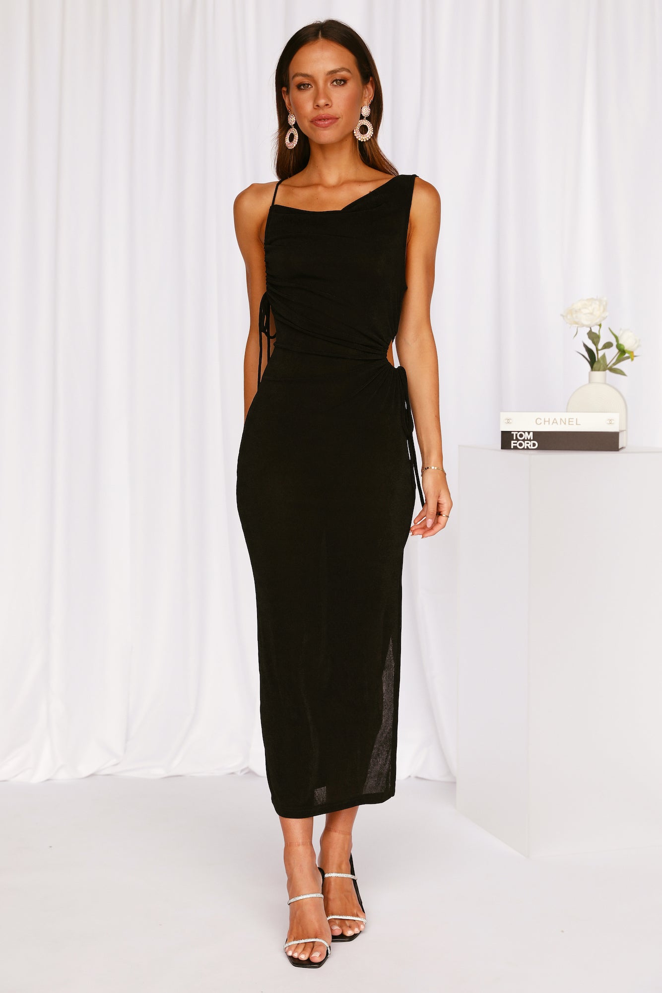 Turn The Lights Off Maxi Dress Black