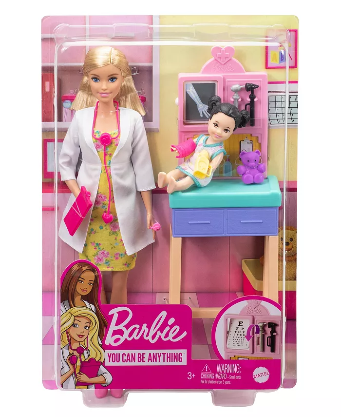 Barbie You Can Be Anything Pediatrician Doll and Playset