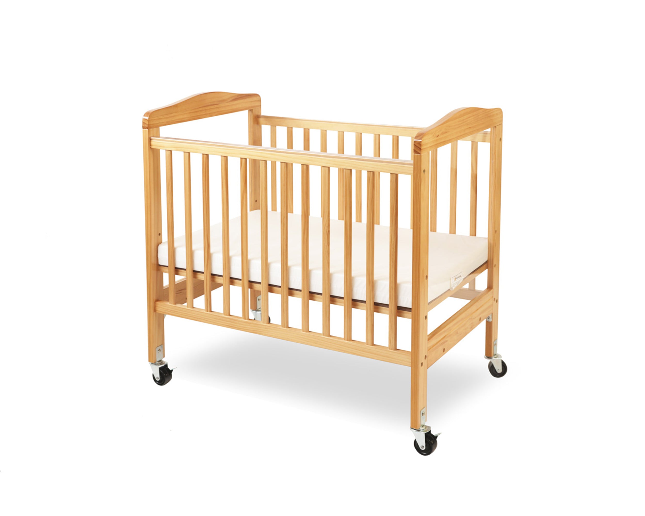 LA Baby Mini/Portable Non-folding Wooden Window Crib