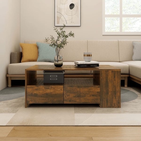 Coffee Table Smoked Oak 40.2