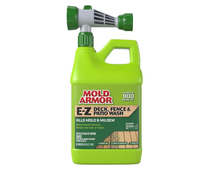 Mold Armor E-Z Deck， Fence  Patio Wash with Hose End Sprayer， 64 oz. - FG51264